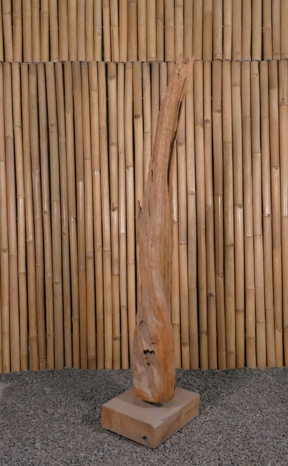  Product image 5 of the product “Root with stand made of teak wood about 160cm height ”